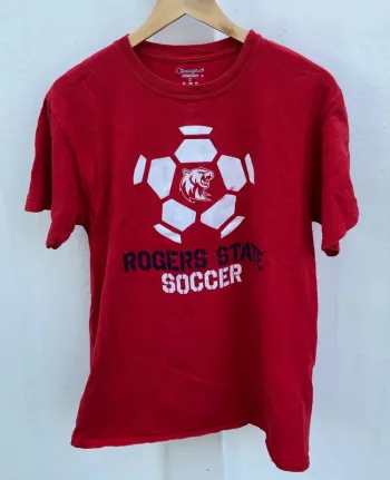 Champion Varsity t-shirt football Rogers State Soccer Mens M
