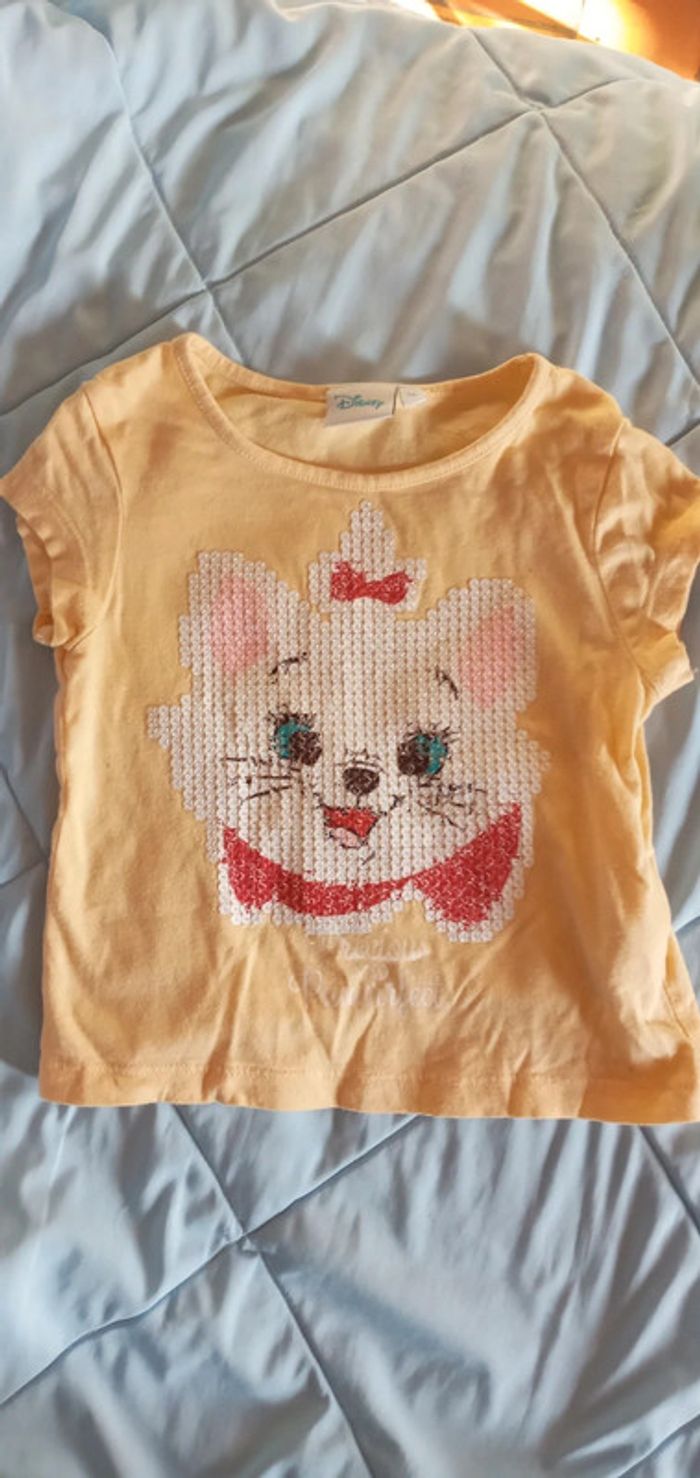 Tee-shirts disney Aristochats Marie taille 3ans