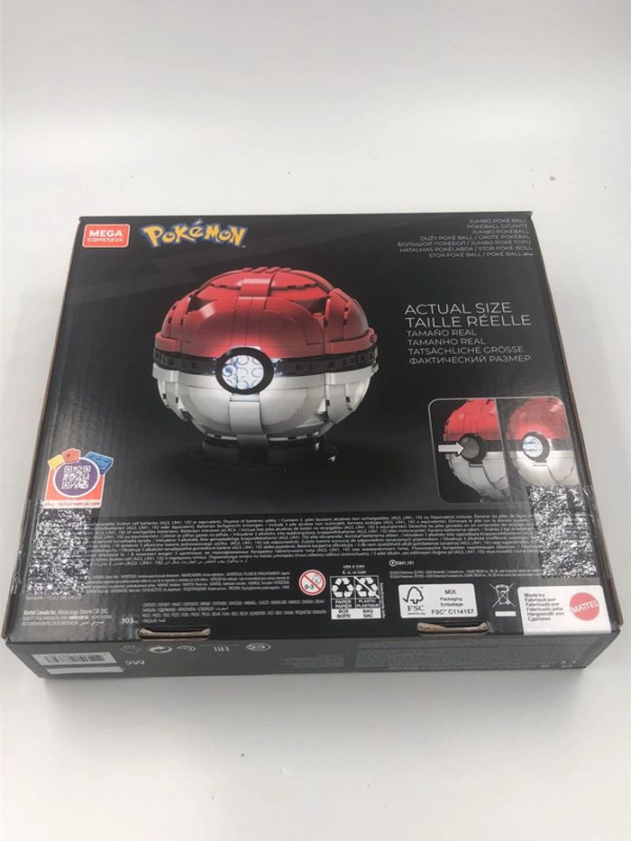 Mega Construx Mattel Pokeball géante Pokémon 303 pièces Neuf - photo numéro 5