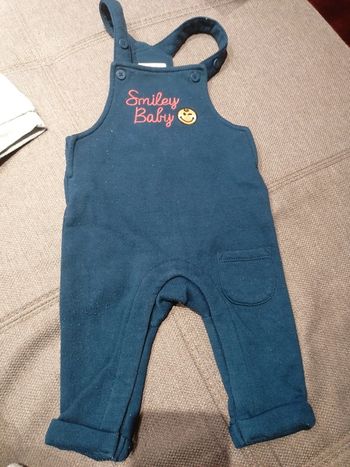 Salopette smiley baby 9 mois