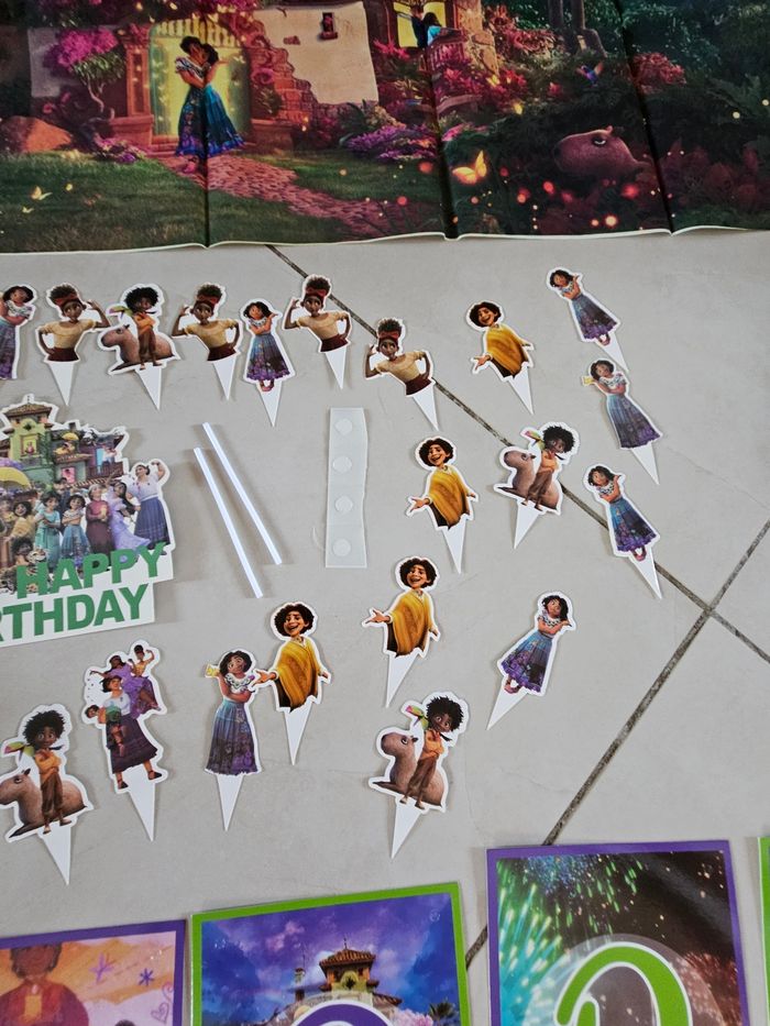 Lot de décoration anniversaire thème encanto - photo numéro 5