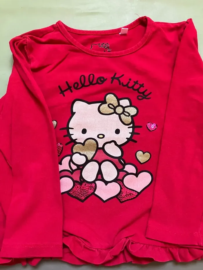 Lot de 5 tee-shirts ML fille 5 ans - photo numéro 7
