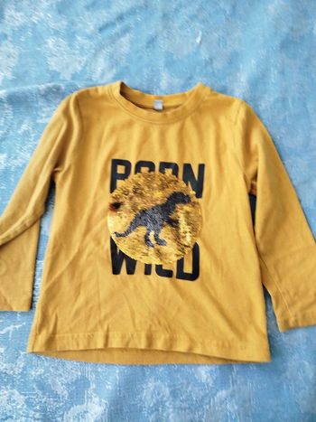 Tee-shirt garçon manche longue