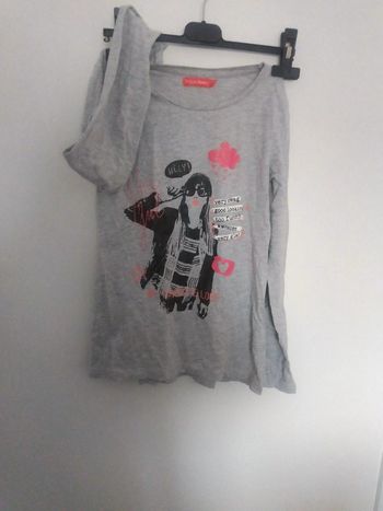 Tee-shirt gris 14 ans