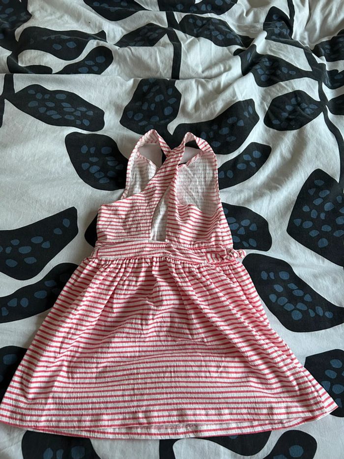 Robe Kiabi rayée marinière rose 6 ans - photo numéro 3