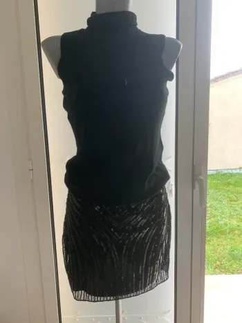 Jupe strass et perle pour les fêtes TL