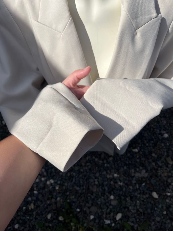 Blazer crème Primark taille L - photo numéro 6