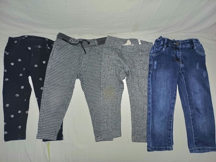 Lot 4 pantalons hiver mixtes 3a