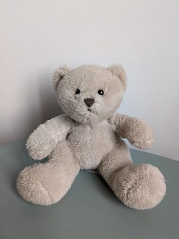 Nounours beige cherche famille