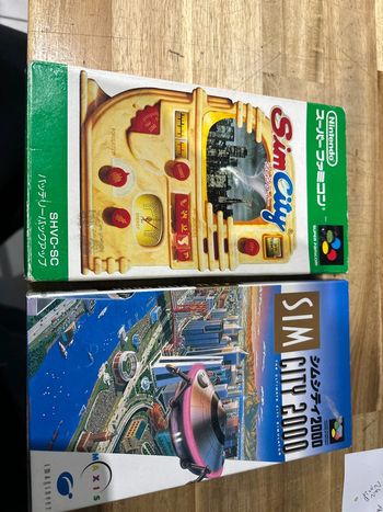 Sim City + Sim City 2000 - Super Nintendo / Nes / Famicom