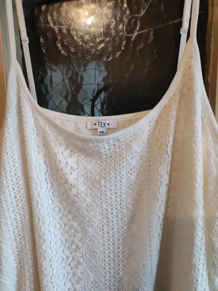 Robe blanche / Tunique 44 xxl - photo numéro 2