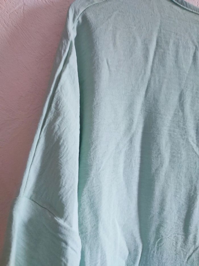 Haut manches longues vert d’eau - Taille XXL - photo numéro 6