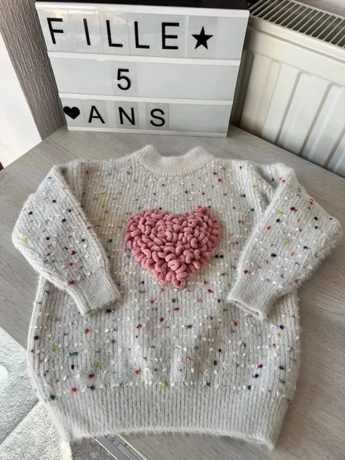 Pull chaud tout doux SHEIN 5 ans