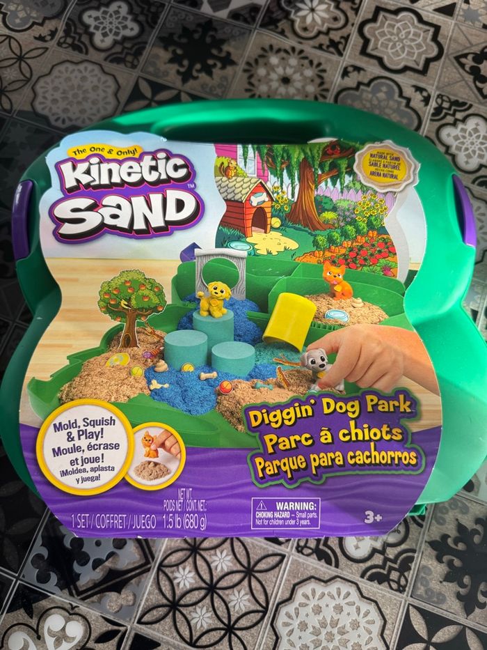 Kinetic Sand Parc à chiots