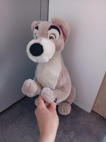 Grande peluche La belle et le clochard