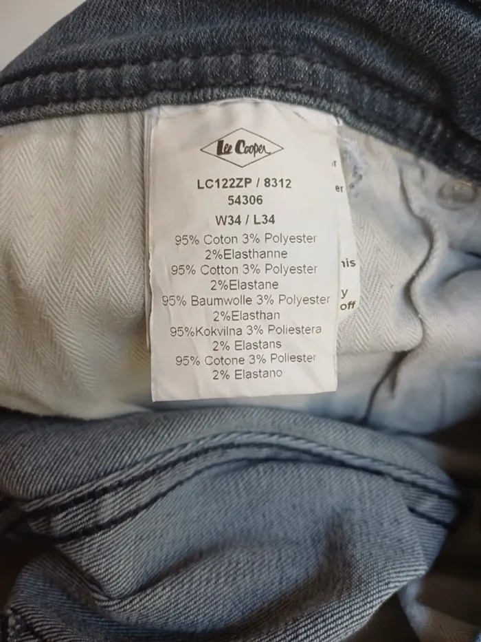 Jeans coupe droite Lee Cooper - photo numéro 6