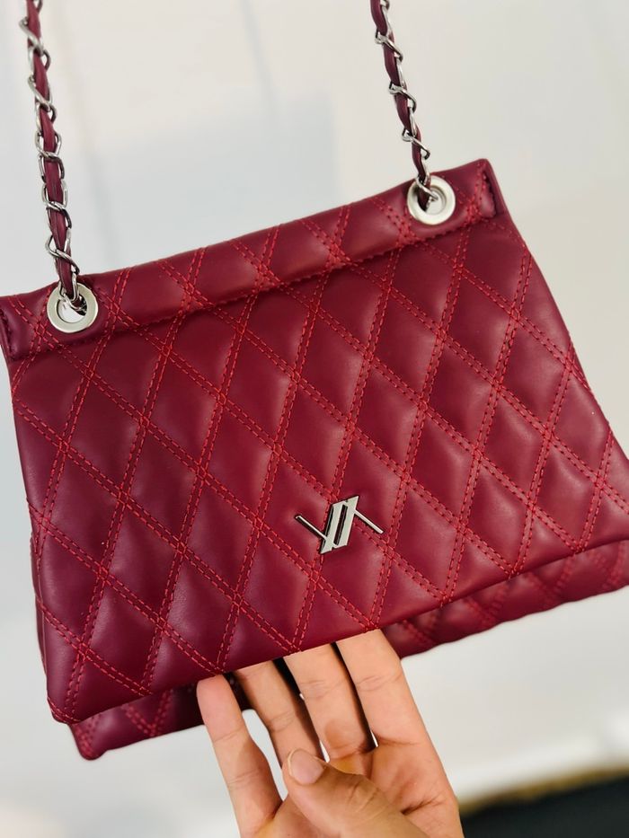 Sac à main bordeaux verde – élégant et chic - photo numéro 7