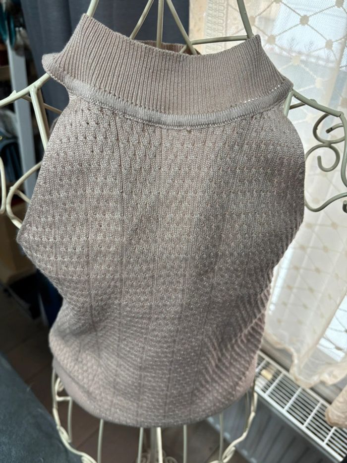 Top beige ajusté – parfait pour l’été - taille S - photo numéro 6