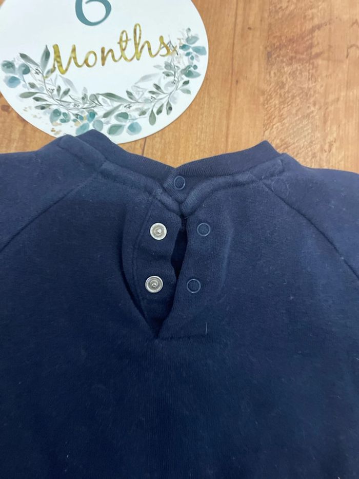 Pull de Noël bleu 6 mois - photo numéro 4