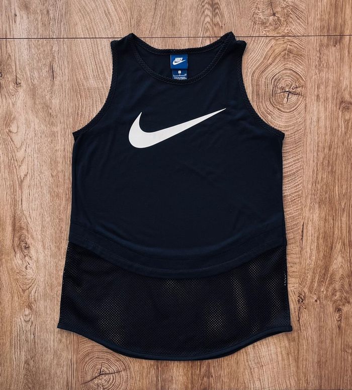 T.shirt sans manche/top/débardeur de sport noir Nike, femme, taille S - photo numéro 2