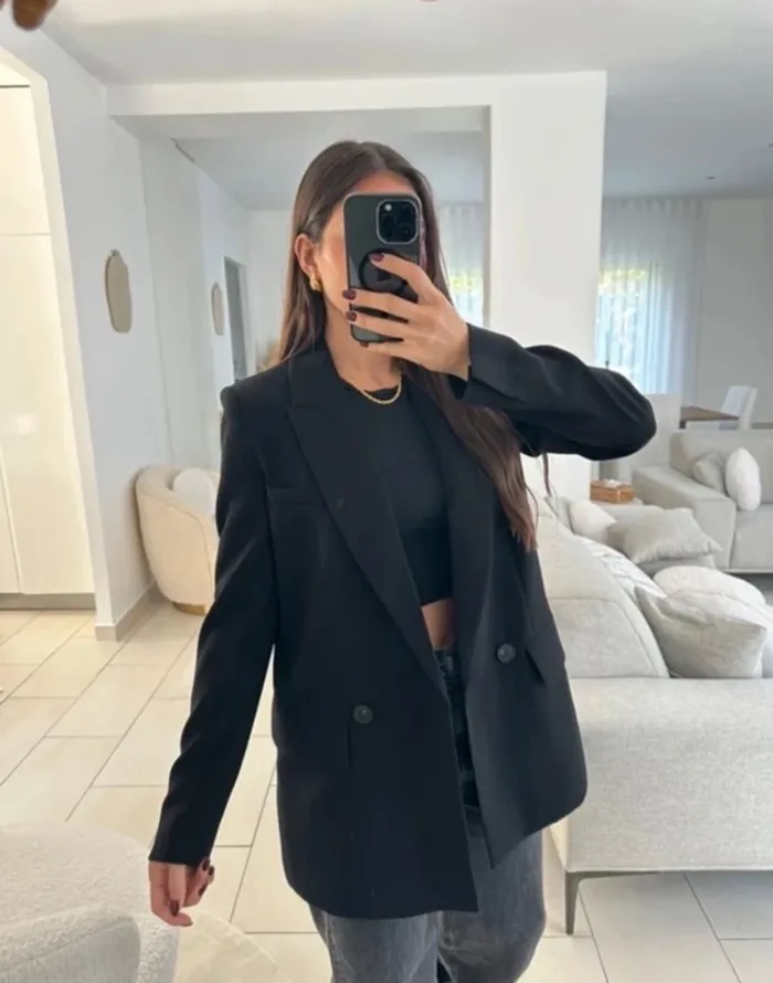 Blazer Zara noir🖤 - photo numéro 2
