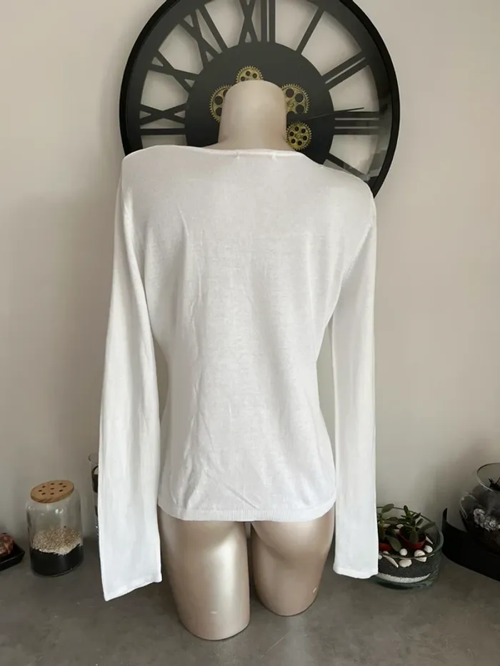 Pull fin, femme, camaïeu - photo numéro 3
