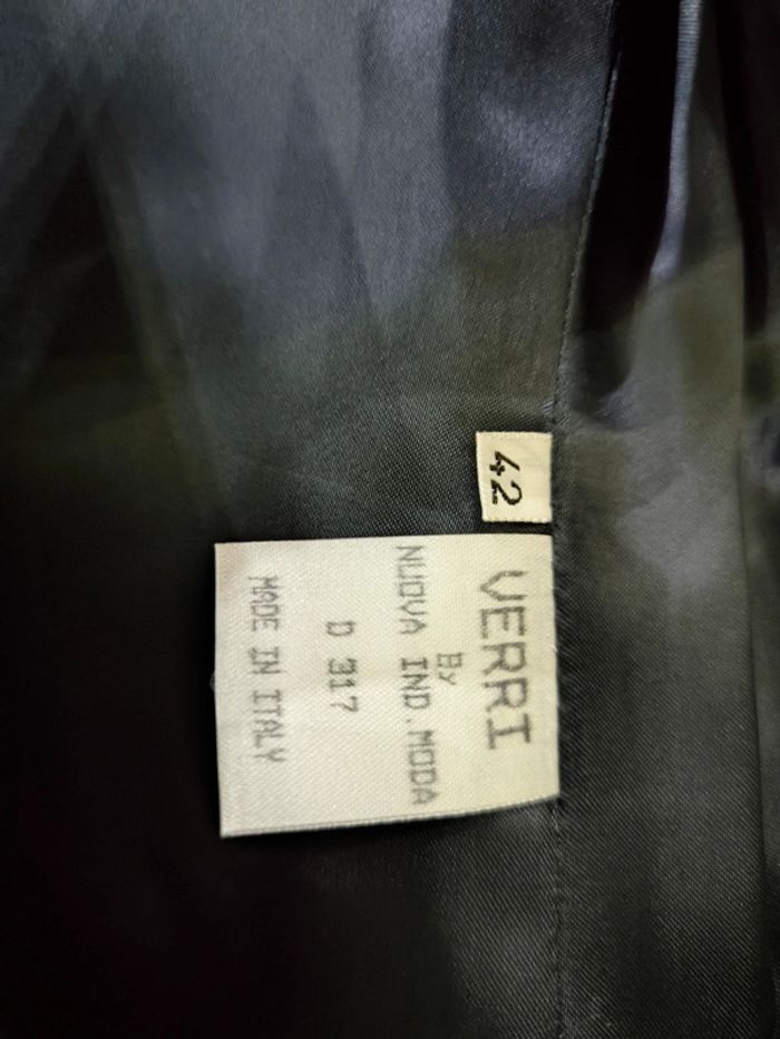 Veste costume noir taille 42 laine verri - photo numéro 5