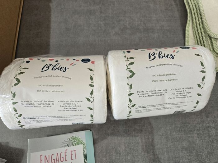 Pack de couches lavables Bbies et Bum Diapers  NEUF - photo numéro 2