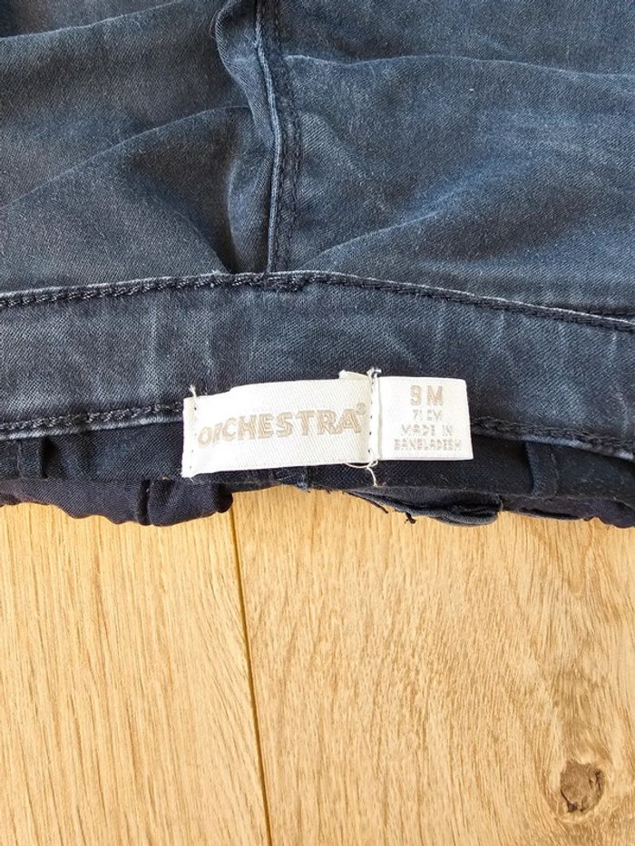 Jean slim bleu foncé - orchestra - 9 mois/71 cm - photo numéro 3