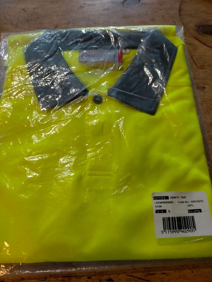 Polo haute visibilité taille S