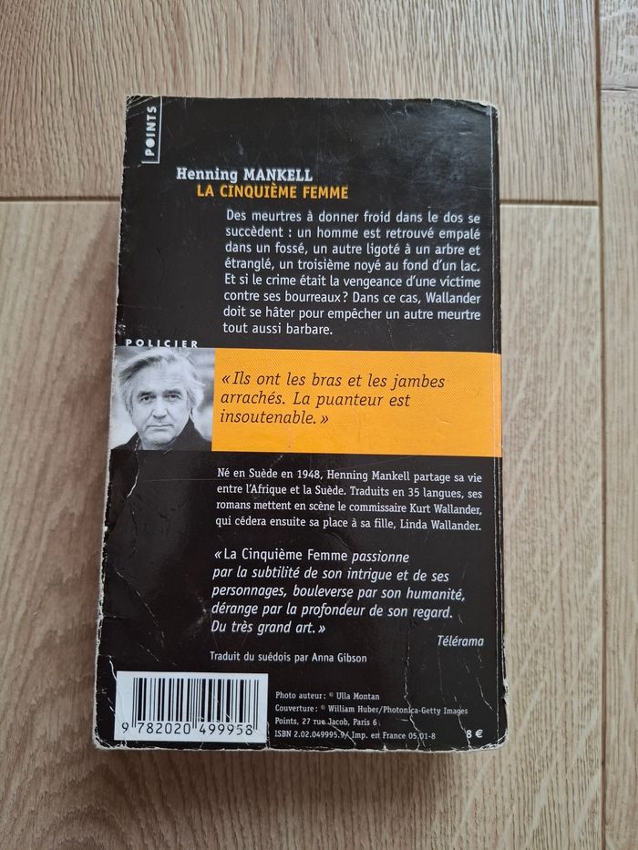 Thriller La cinquième femme de Henning Mankell en bon état - photo numéro 2