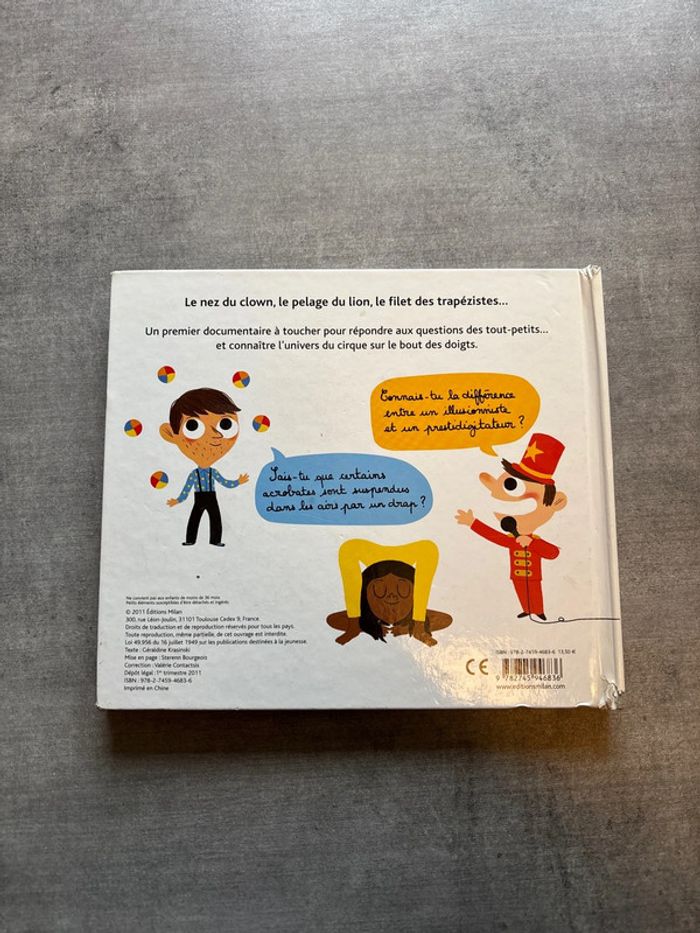 Livre mon cirque à toucher - photo numéro 6