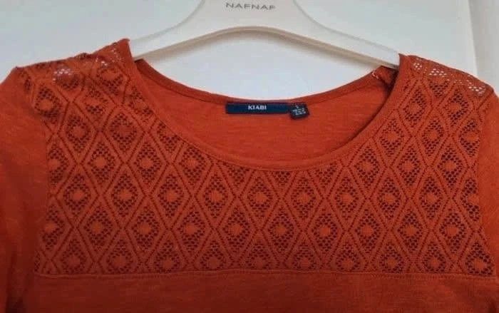 T-shirt demi manches longues taille S - photo numéro 3