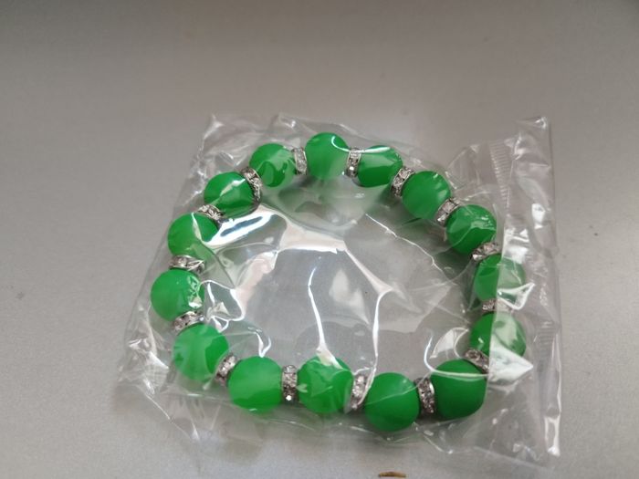 Bracelet fantaisie vert - photo numéro 3