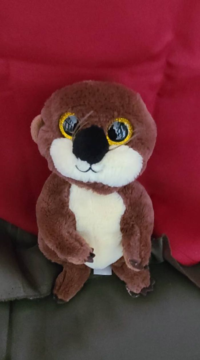 TY - PELUCHE BEANIE BELLIES MITCH LA LOUTRE