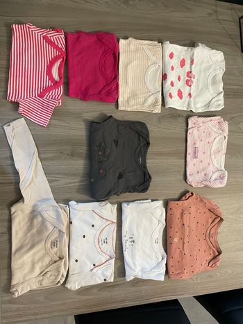 Lot body fille 2 ans 