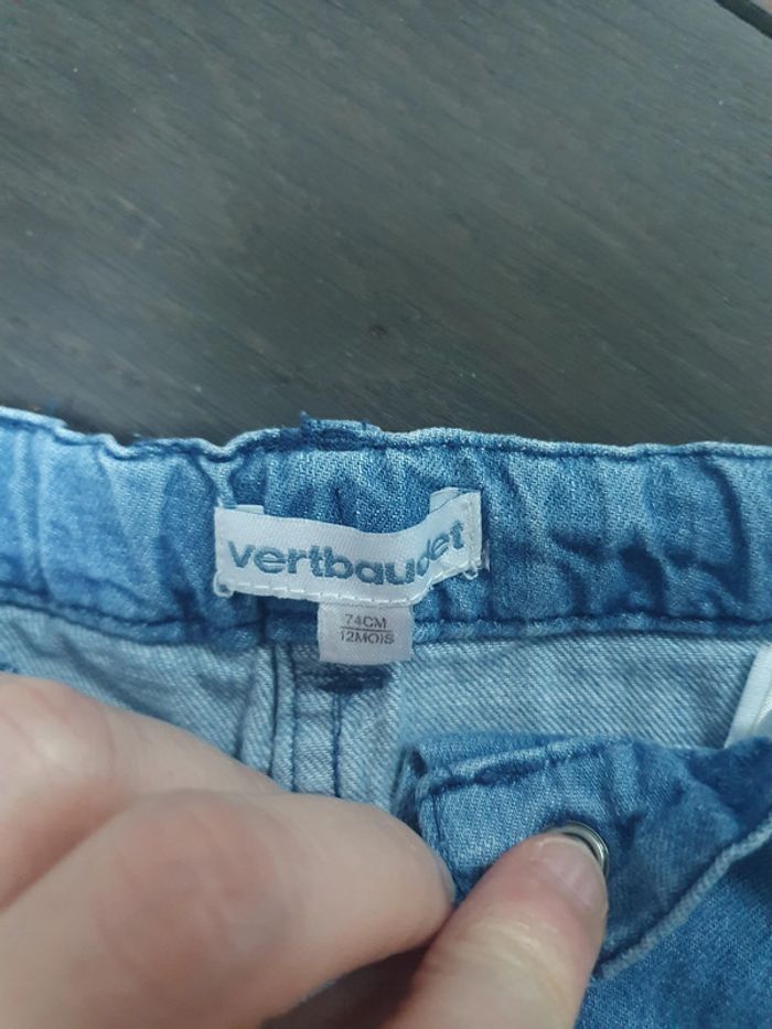 Lot de short et jupe fille 12 mois - photo numéro 12