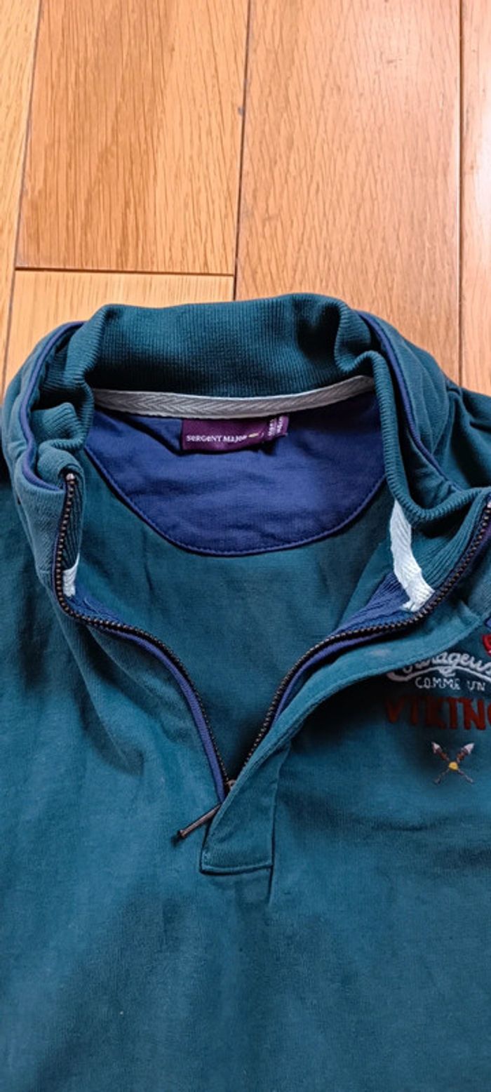 Sweat gilet manches longues sergent major 9 ans - photo numéro 3