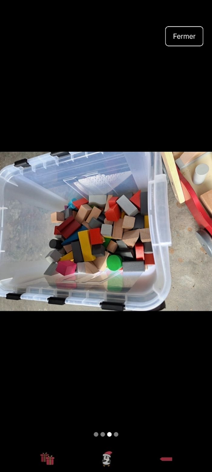 Cubes bois mickey - photo numéro 2