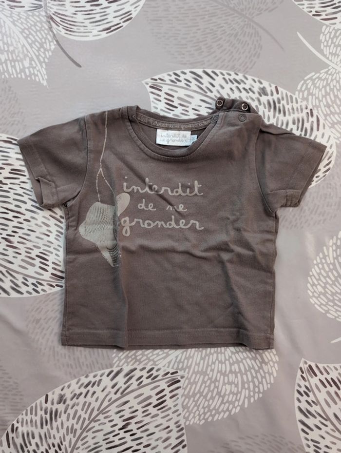 T-shirt garçon 6 mois