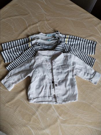 Lot 4 T-shirts manches longues