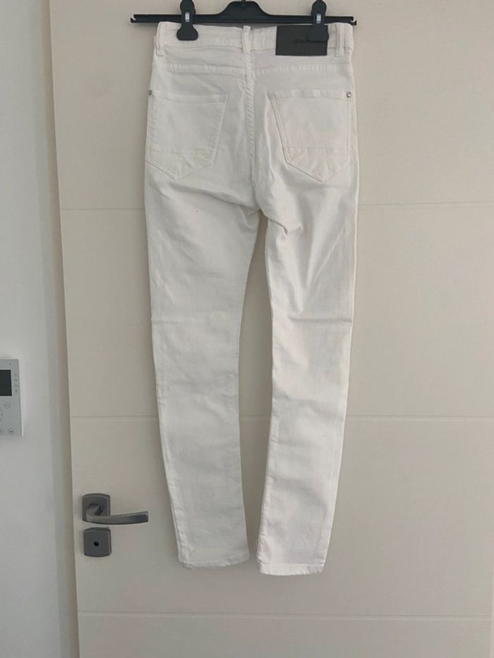 Jean blanc Zara homme - photo numéro 3