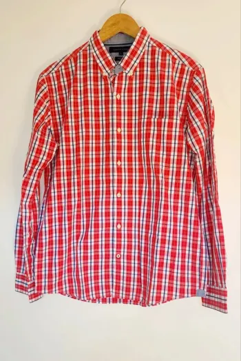 Chemise à carreaux Tommy Hilfiger taille M
