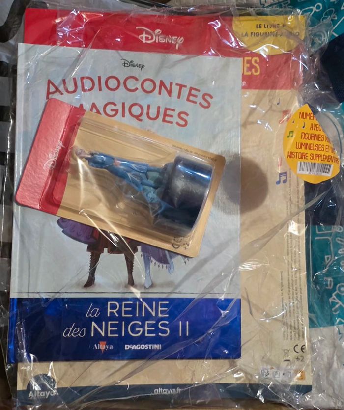 46. collection audiocontes Magiques Disney Altaya audio conte compte magic livre & figurine