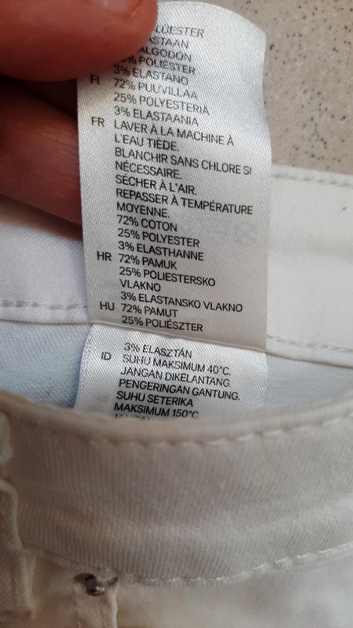 Pantalon crème femme taille 38 - photo numéro 3