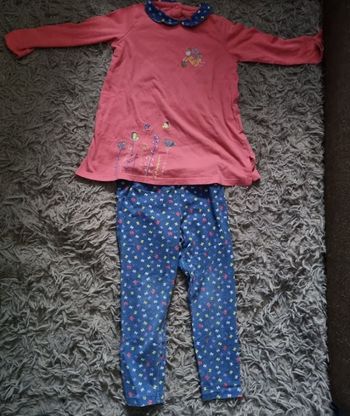 Ensemble robe+legging 2ans 92cm