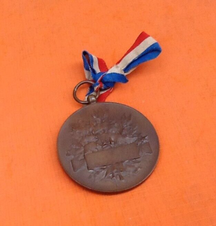 Médaille XIXème en cuivre dans son écrin Certificat d' Etudes - photo numéro 5