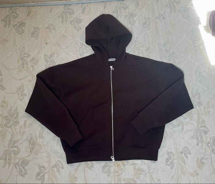 Hoodie Sweat à capuche zip WEEKDAY scuba