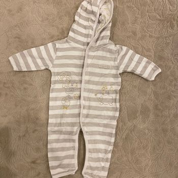 Pyjama 1 mois avec capuche