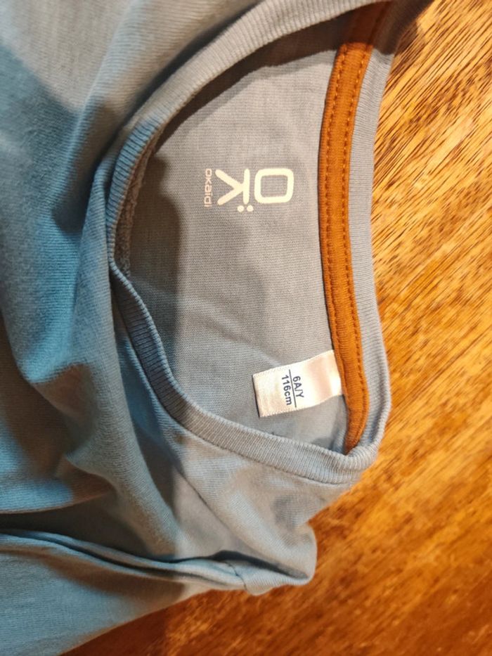 Lot de 2 t-shirt manches longues garçon taille 6 ans - photo numéro 2